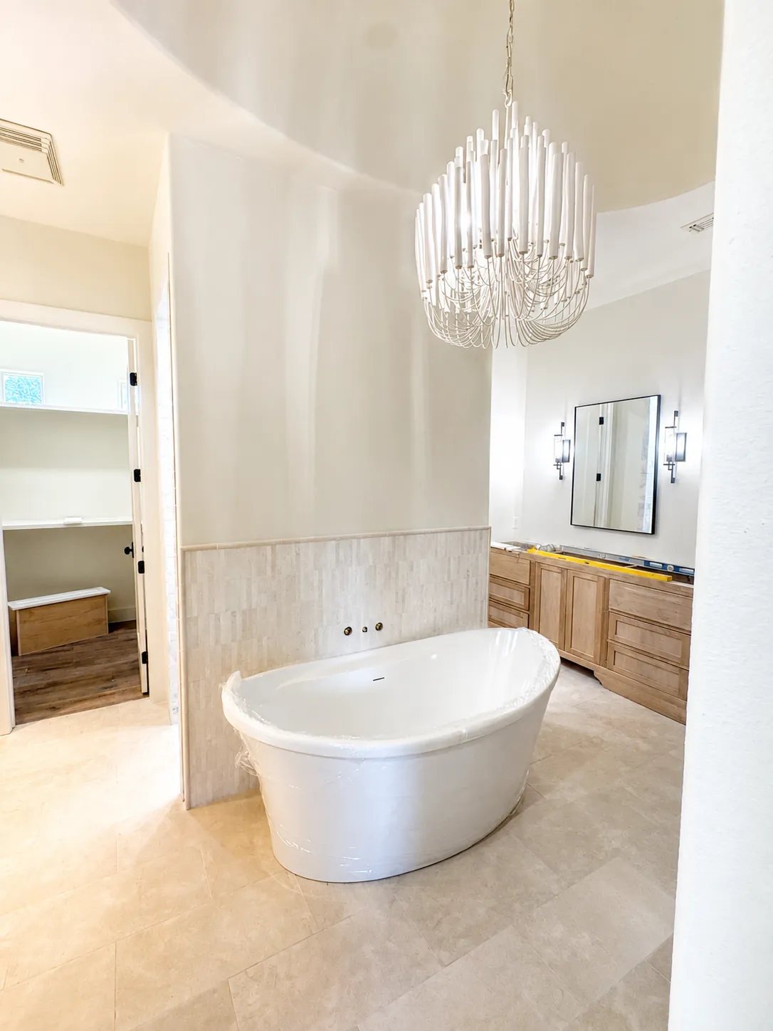 Primary Bath: In progress