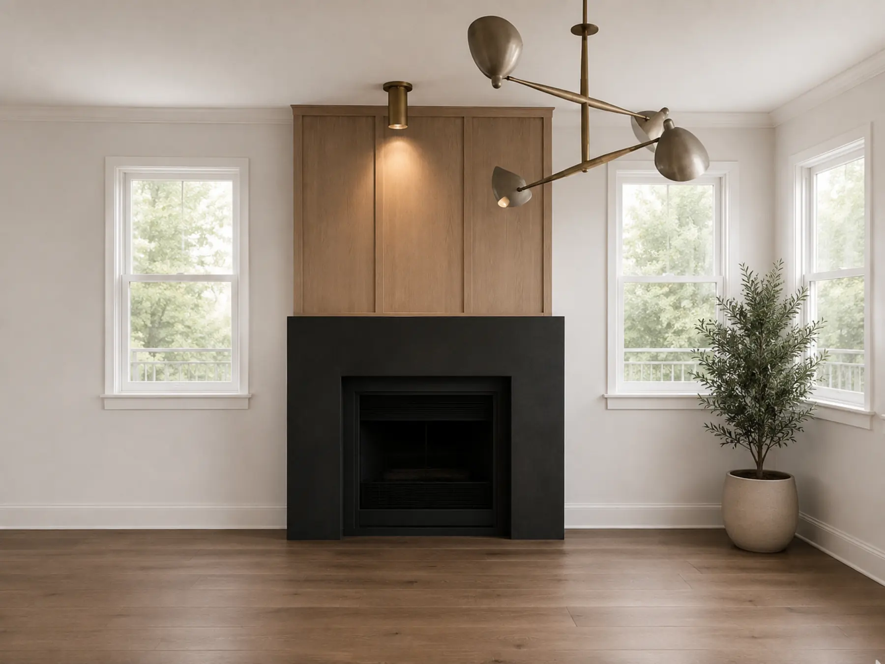 Fireplace Wall Concept: Design Strategy rendering